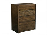 Willow Five Drawer Chest, Caramelized