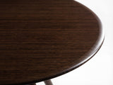 Sitka 36" Round Dining Table, Black Walnut
