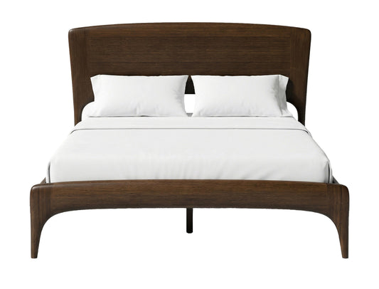 Zeva Queen Bed, Black Walnut