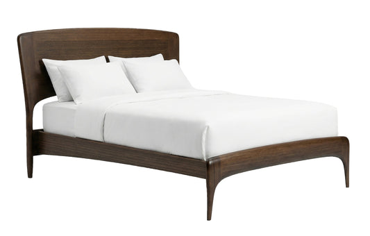 Zeva King Bed, Black Walnut