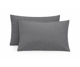 100% Cotton Sateen Pillowcases - Set of 2