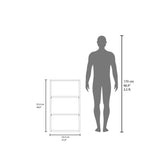 Eco 36" High Open 3-Tier Wall Cabinet, Wall Shelf, Storage Cabinet, Cube Shelf Bedroom, Office, Living Room, Garage