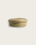 Natural Halfa Basket with Cover