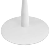 Harris 59" Modern Large Oval White Dining Table