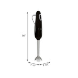 Retro-Style Hand Blender - Black