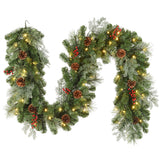 Classic Pre-lit Christmas Garland