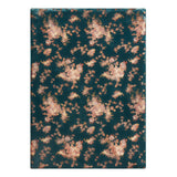 Josephine Burnout Faux Silk Velvet Flanged Throw