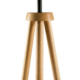 Easyshift™ Tripod Floor Lamp with Rattan Shade