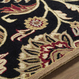 Conesus 1053 Hand Tufted Black Wool Rug