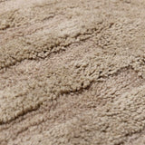 Washable Handmade Wool Rug - Brown - Clearance