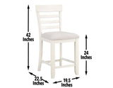Hyland 24" Counter Stool, Brown