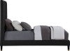 Harlie Velvet Bed - Chic Contemporary Design with Elegant Brass Nailheads & Sophisticated Style