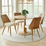 Harper Modern 39.5" Round Dining Table