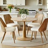 Harper Modern 39.5" Round Dining Table