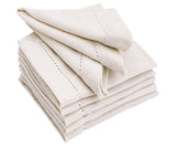 Hemstitched Cloth Napkins - 22 inch