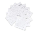 White Cocktail Napkins 6x6"