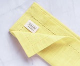 Butter Yellow Hemstitch Napkins