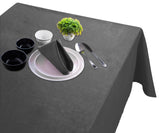 Gray Cotton Tablecloth