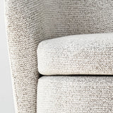 Hera Upholstered Swivel Barrel Chair (1-Piece)