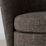 Hera Upholstered Swivel Barrel Chair (1-Piece)