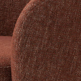 Hera Upholstered Swivel Barrel Chair (1-Piece)