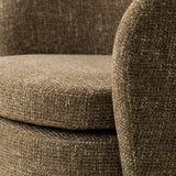 Hera Upholstered Swivel Barrel Chair (1-Piece)