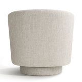 Hera Upholstered Swivel Barrel Chair (1-Piece)