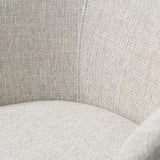 Hera Upholstered Swivel Barrel Chair (1-Piece)