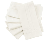 Ivory Double Hemstitch Napkins