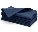 Navy Blue Double Hemstitch Napkins