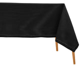 Black Tablecloth - Hemstitched
