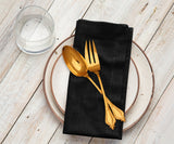 Black Hemstitch Napkins