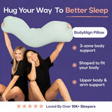BodyAlign Plus+ Cooling Pillow Sage Green