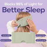 Adjustable Weighted Eye Mask Sage Green
