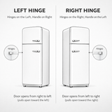Retro-Style Refrigerator (18 cu ft, Right Hinge) - Black