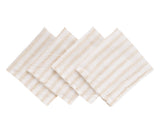 Homestead Stripe Linen Napkins - Set of 4