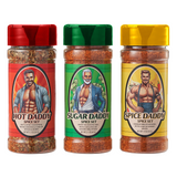 Spice Rub BBQ Gift Set - Hot Daddy, Sugar Daddy, Spice Daddy Barbecue Seasoning