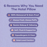 Waterproof & Stain-Resistant Hotel Pillow