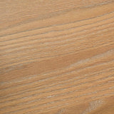 Houston 52" Round Solid Wooden Dining Table with Cross Pedestal