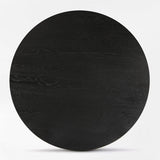 Houston 60" Round Solid Wooden Dining Table with Cross Pedestal