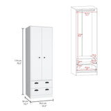 St Monans Armoire, Double Door and 2-Drawers
