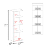 Home 3-Door Closet System with Five Interior Shelves and Hanging Rod, Freestanding Bedroom Storage Organizer, Clothes and Shoes Organizer for Utility or Laundry Rooms, Modern Wardrobe Furniture