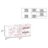 Corinto Kitchen Wall Cabinet with two doors