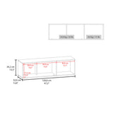 Sahara 47" Wide One-Door Wall Cabinet with Three Shelves and Pull-Up Door, Modern Storage Solution for Home Office, Living Room, Kitchen, and Garage, Stylish and Space-Saving Wall-Mounted Cabinet with White and Natural Oak Finish