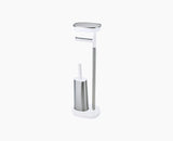 EasyStore™ Plus Stainless-steel Toilet Roll Holder with Toilet Brush
