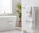 Embroidered Cotton Bath Towels