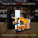 Gifts for Men Dad, Father Whiskey Decanter Set - 8 Oz with Two 2 Oz Glasses