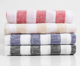 Italian Stripe Linen Napkins