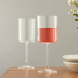 Claire White Wine Glasses, 11.4 oz