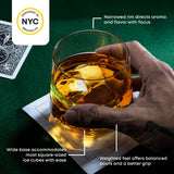 Sidney Double Old Fashioned Glasses, 11.5 oz